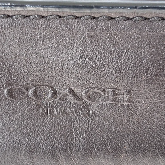 Coach x Krink Drip Paint Blue/Black Tote Bag Women's Rare Large - Picture 8 of 10